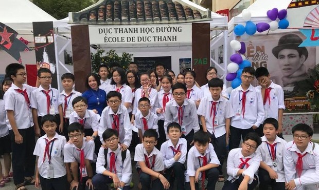 Tái hiện cuộc đời Chủ tịch Hồ Chí Minh trong hội trại của học sinh trường Nguyễn Tất Thành