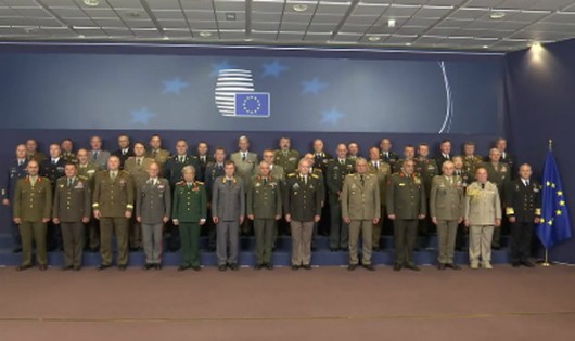 Thượng tướng Nguyễn Chí Vịnh dự Hội nghị Tư lệnh Quốc phòng EU
