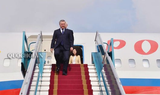 Chủ tịch Duma Quốc gia Nga thăm chính thức Việt Nam