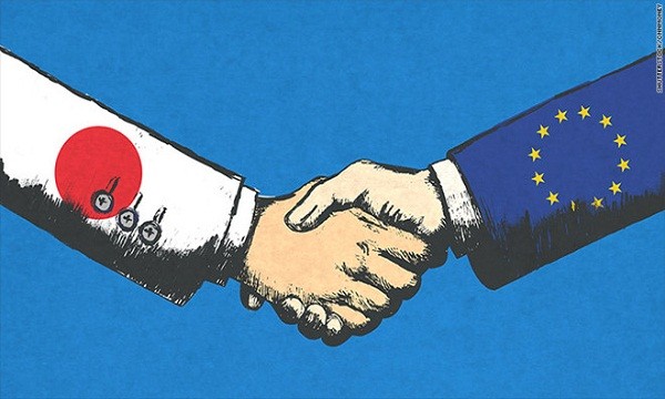 Nhật, EU hoàn tất thỏa thuận tự do thương mại lớn nhất thế giới