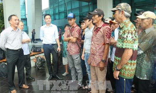 Nhiều ngư dân Việt Nam được Indonesia trao trả trước Tết Nguyên đán