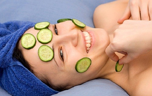 đắp dưa chuột đắp dưa chuột