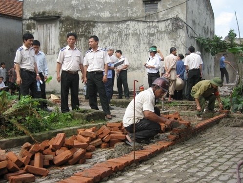 Một vụ cưỡng chế thi hành án dân sự