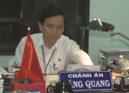 Chánh án Đặng Quang.