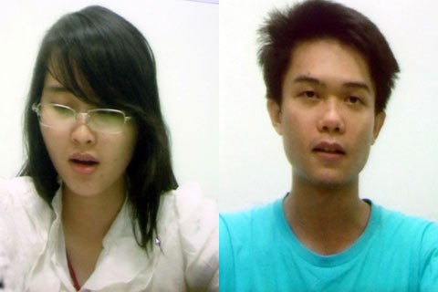 Nguyễn Phương Uyên và Đinh Nguyên Kha.