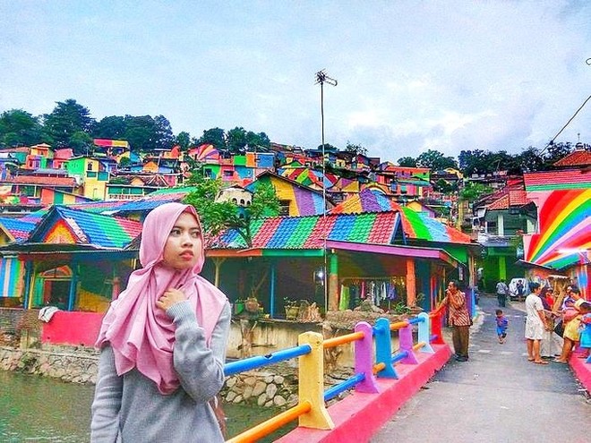 Khu ổ chuột biến thành điểm 'sống ảo' nổi tiếng ở Indonesia