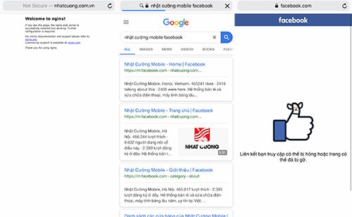 Sau khi hàng loạt cửa hàng đóng cửa, các kênh liên lạc, truyền thông của Nhật Cường Mobile cũng dừng hoạt động.
