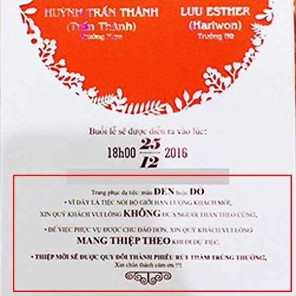 Lâm Khánh Chi "khóc" vì 650 khách đi 350 phong bì tiền mừng, sao Việt khác thì sao? hình ảnh 1 lam khanh chi "khoc" vi 650 khach di 350 phong bi tien mung, sao viet khac thi sao? hinh anh 1