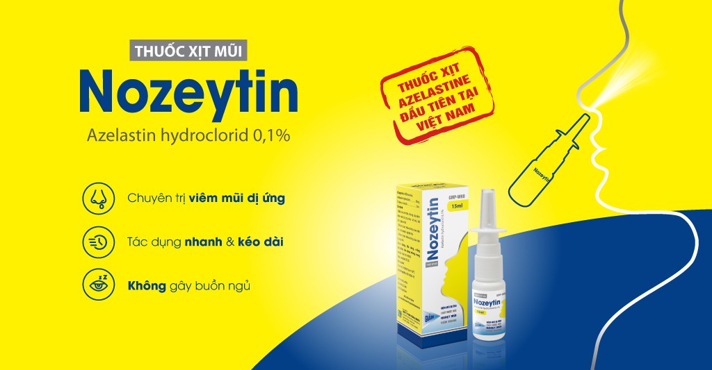 Thuốc xịt mũi Nozeytin chứa dược chất chính là gì?
