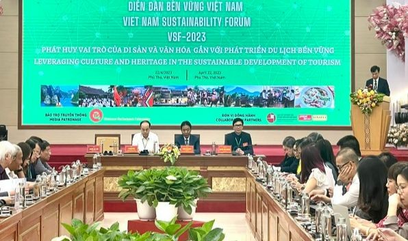 Diễn đàn Bền vững Việt Nam 2023: Phát huy vai trò của di sản văn hoá gắn với phát triển du lịch bền vững