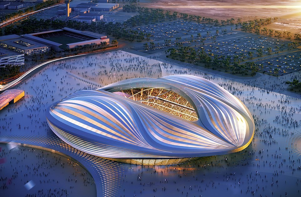 Độc đáo sân vận động World Cup 2022 được làm từ 974 container | Báo Pháp luật Việt Nam điện tử