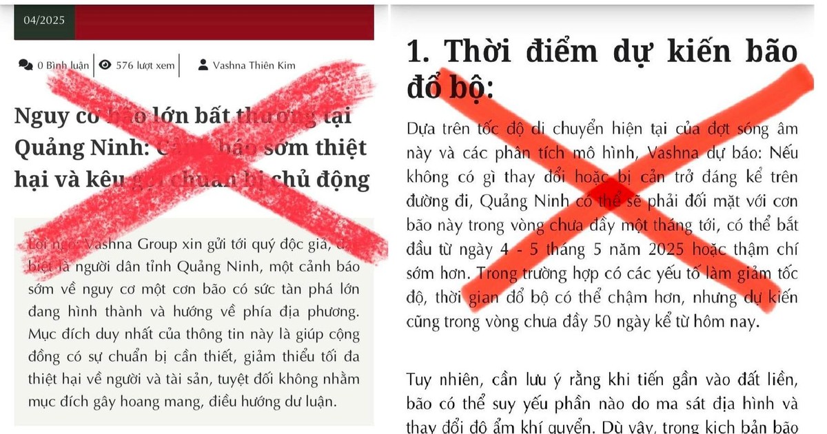 Tin ‘sắp xuất hiện cơn bão mạnh vào Quảng Ninh’ loan trên mạng, chuyên gia thời tiết 'lên tiếng'
