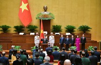 Lễ tuyên thệ của Tân Chủ tịch nước Lương Cường.