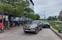 Hiện trường vụ tai nạn.