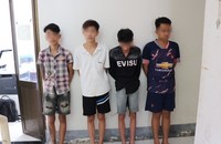 4 đối tượng lấy trộm gần 100 đồng hồ nước của người dân.