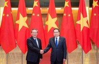 Chủ tịch Quốc hội Trần Thanh Mẫn hội kiến Thủ tướng Quốc vụ viện Trung Quốc Lý Cường