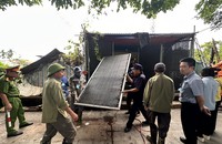 Quận Tây Hồ cưỡng chế công trình vi phạm tại phường Phú Thượng