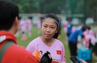 Huỳnh Như tiếp tục là đội trưởng đội tuyển nữ Việt Nam (Ảnh VFF)