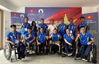 Đoàn Paralympic Việt Nam đã ổn định nơi ăn, ở, điều kiện tập luyện tại Pháp (Ảnh: Đoàn TTVN)