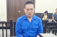 Bị cáo tại tòa.