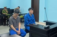 Các bị cáo tại tòa.
