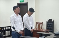 Các bị cáo tại tòa.