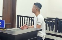 Bị cáo Nam tại tòa.