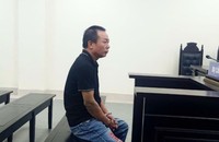 Bị cáo tại tòa.