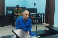Bị cáo tại tòa.