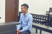 Bị cáo tại tòa.