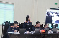 Đại diện VKS tại tòa.