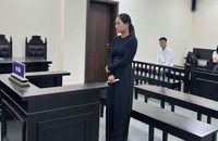 Bị cáo tại tòa.