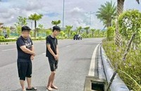 2 đối tượng tại hiện trường.