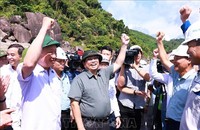 Thủ tướng kiểm tra, khảo sát một số dự án trọng điểm của thành phố Đà Nẵng