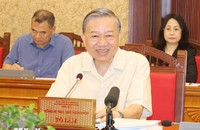 Tổng Bí thư, Chủ tịch nước Tô Lâm chủ trì họp Bộ Chính trị cho ý kiến vào các văn kiện quan trọng