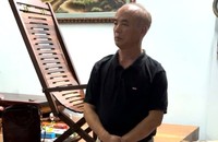 Bị can Nguyễn Bá Đông - Nguyên Trưởng phòng TNMT huyện Bảo Lâm bị khởi tố, bắt tạm giam. Ảnh Công an tỉnh Lâm Đồng.