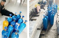 Tang vật thu giữ tại hiện trường. (Ảnh Cẩm Vân)