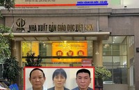 Các bị can: Nguyễn Đức Thái, Nguyễn Thị Thanh Thủy và Đinh Quốc Khánh (từ trái qua, ảnh nhỏ). Ảnh: Bộ Công an