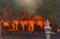 Hiện trường vụ cháy ngày 23/10.