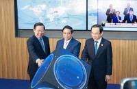 Thủ tướng Phạm Minh Chính cùng các lãnh đạo TP HCM dự Lễ Khánh thành Trung tâm Cách mạng Công nghiệp lần thứ 4 (C4IR)