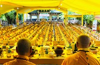 Toàn cảnh lễ cúng dường trai tăng tại Đại lễ Vu lan - phật lịch 2568.