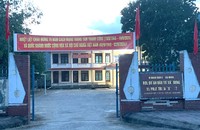 Trụ sở Ban Quản lý dự án đầu tư xây dựng và Phát triển quỹ đất huyện Minh Hóa - nơi ông Thành công tác.