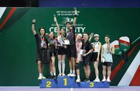 Các Cặp đôi xuất sắc đạt giải ở nội dung đôi nam nữ.