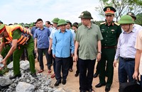 Tổng Bí thư, Chủ tịch nước Tô Lâm kiểm tra công tác khắc phục hậu quả cơn bão số 3 tại Tuyên Quang