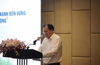 Ông Nguyễn Văn Thái, Phó Chủ tịch Hiệp hội Du lịch tỉnh Thanh Hoá phát biểu chào mừng Hội thảo