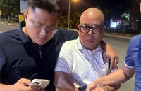 Đối tượng bị công an bắt giữ. Ảnh: CACC
