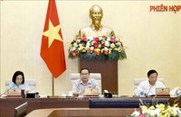 Chủ tịch Quốc hội Trần Thanh Mẫn phát biểu tại Phiên họp thứ 37, Ủy ban Thường vụ Quốc hội. Ảnh: Doãn Tấn/TTXVN