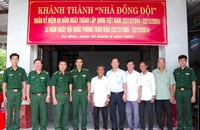BĐBP Cà Mau bàn giao 2 căn nhà đồng đội