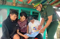 BĐBP Cà Mau đưa Nghị quyết 04 đến chủ tàu cá và ngư dân