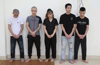 Các đối tượng bị bắt giữ.